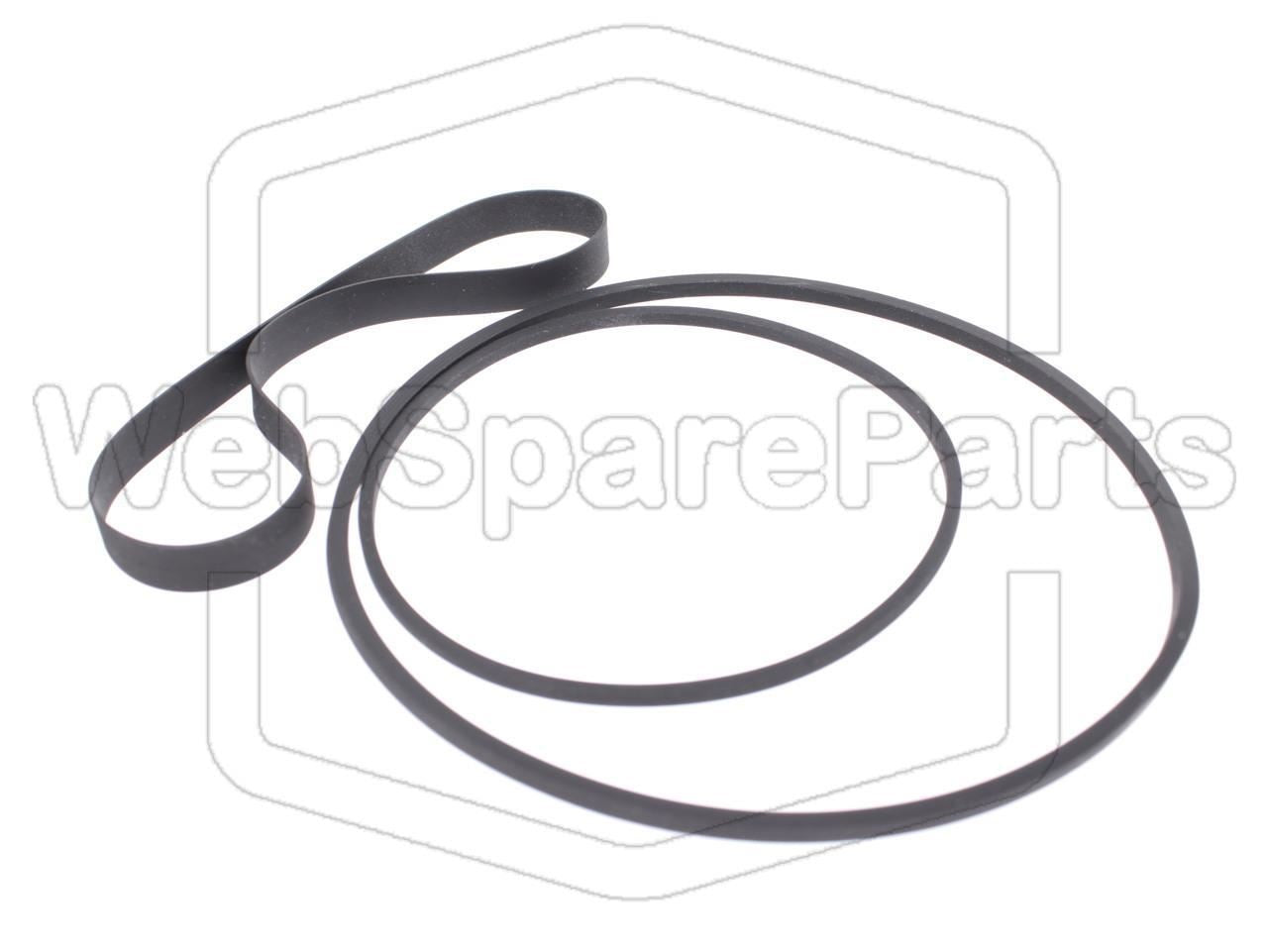 Hihnasarja ja varaosat videonauhurin korjaukseen Fisher VBS-9000 Betamax