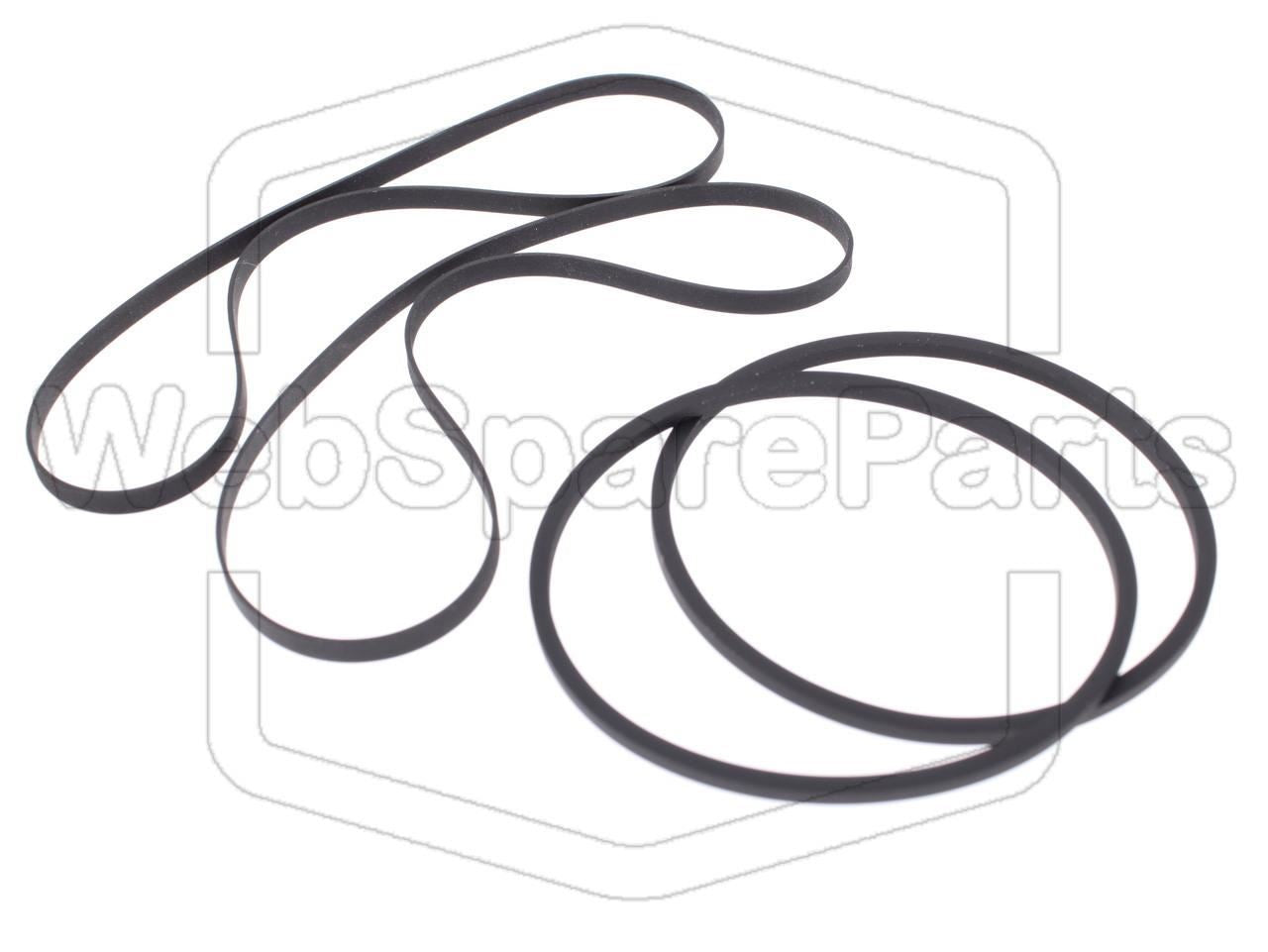 Varaosahihnasarja kaksoiskasettidekin Kenwood X-D750