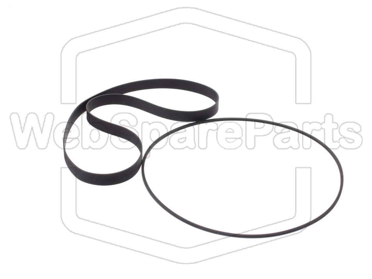 Hihnasarja kasettidekin hihnavetovaraosa Akai GX-C570D