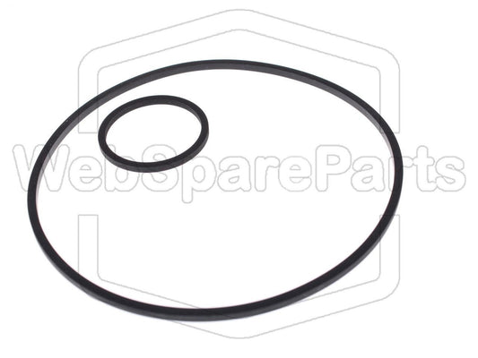 Hihnasarja ja varaosat videonauhurin korjaukseen Universum VR-2190