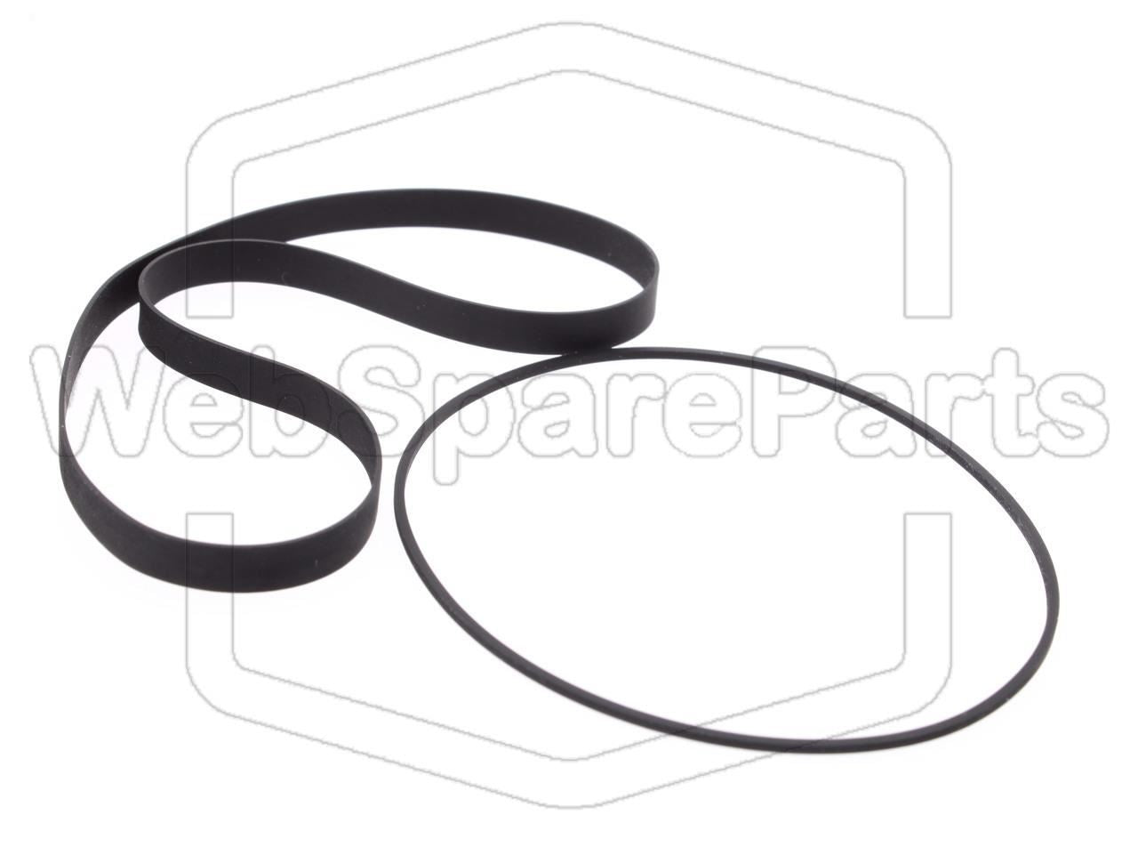 Hihnasarja kasettidekin hihnavetovaraosa Akai GX-F44R