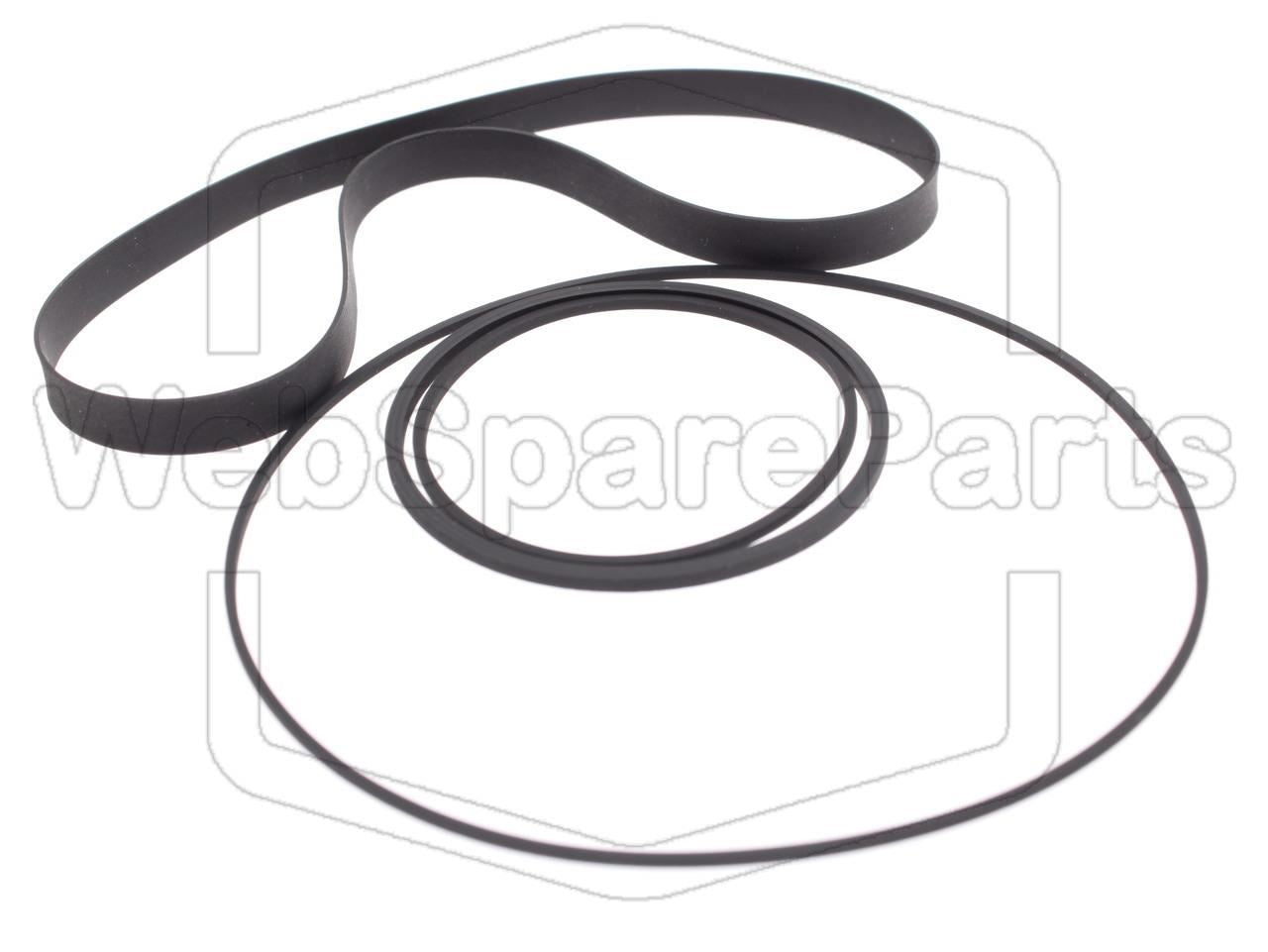 Hihnasarja kasettidekin hihnavetovaraosa Sansui SC-1110