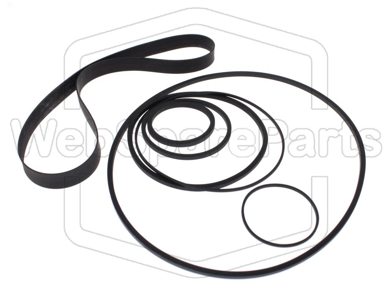 Hihnasarja ja varaosat videonauhurin korjaukseen Panasonic NV-688