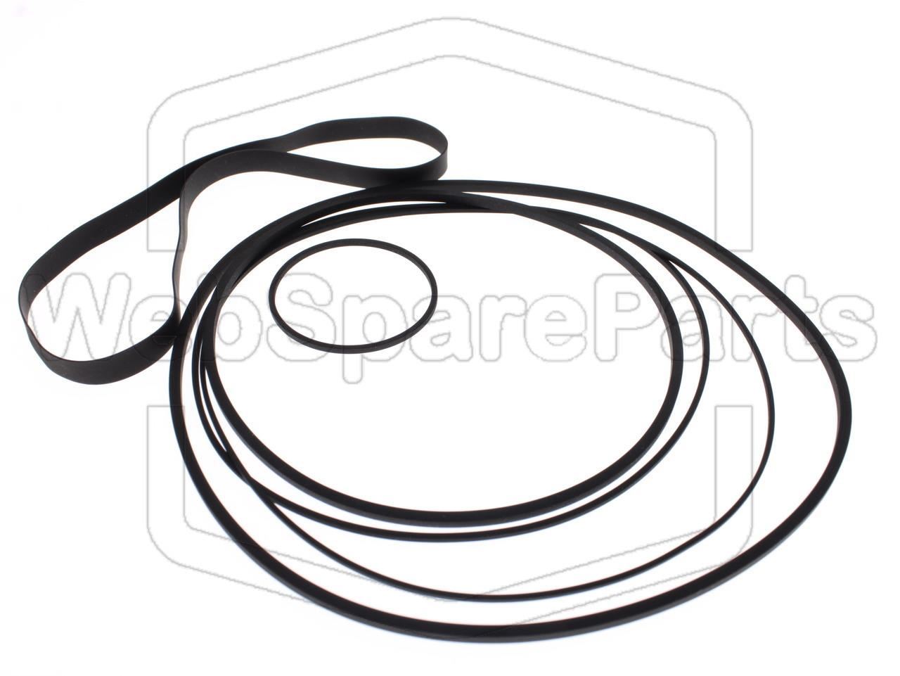 Hihnasarja ja varaosat videonauhurin korjaukseen Sony SL-C7 E Betamax