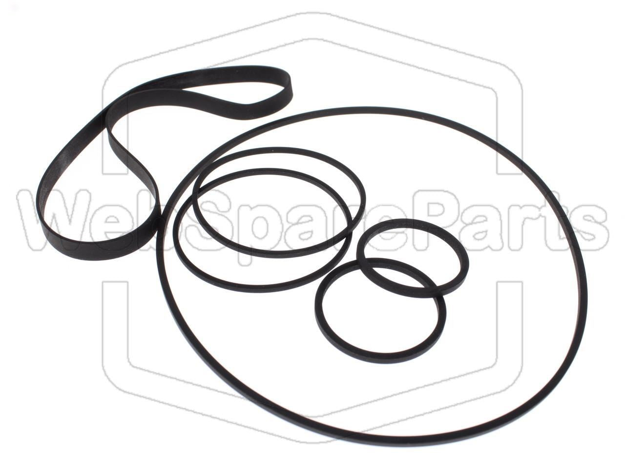 Hihnasarja ja varaosat videonauhurin korjaukseen Hitachi VT-14 E