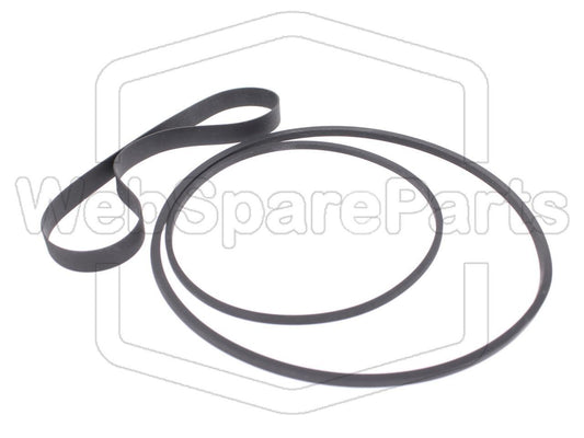 Hihnasarja ja varaosat videonauhurin korjaukseen Universum VTR-5500P