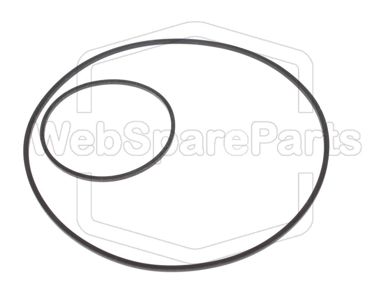 Hihnasarja kasettinauhurin vetovaraosa Grundig C 405 Automatic