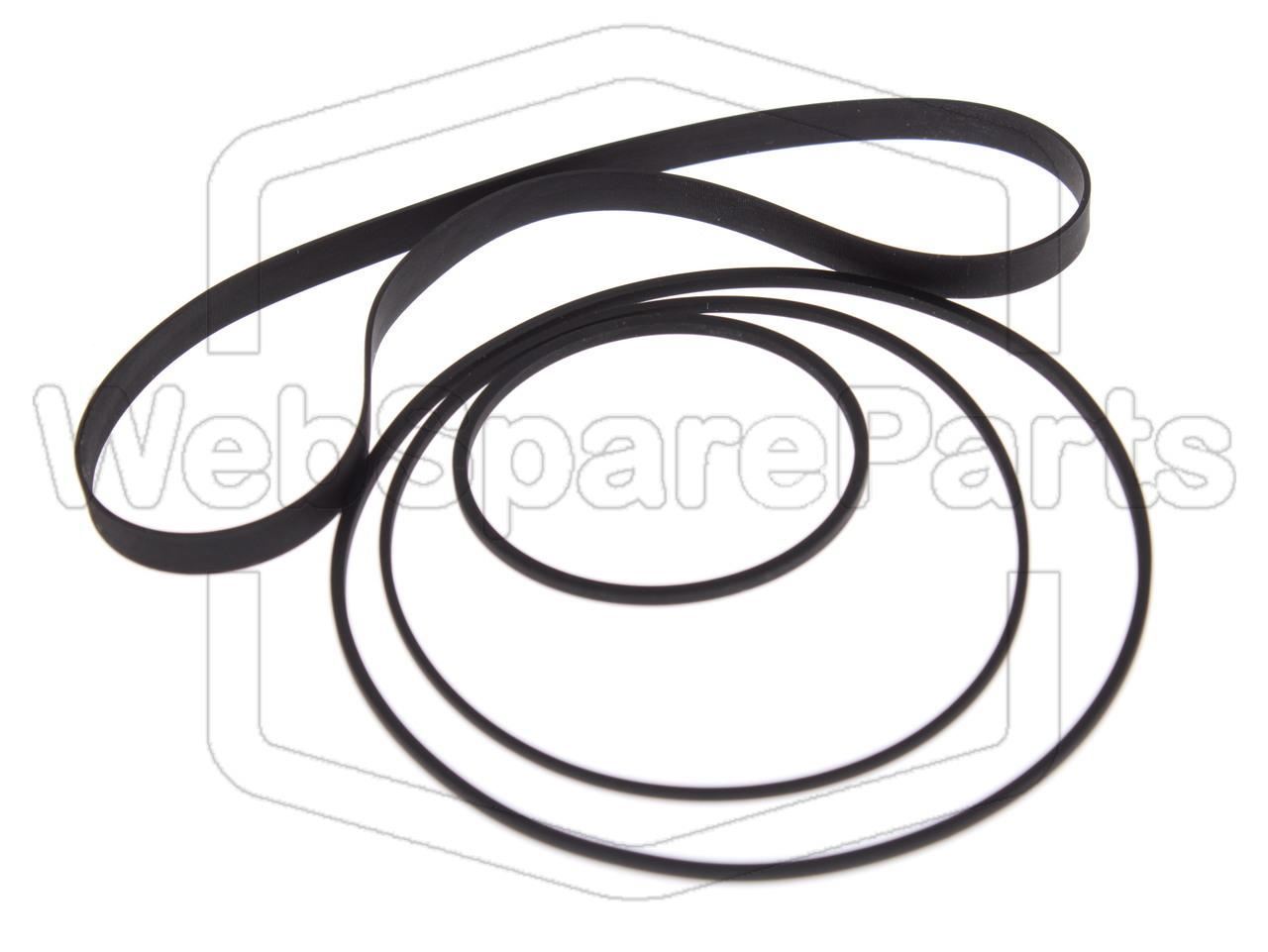 Hihnasarja kasettidekin hihnavetovaraosa Kenwood KX-600