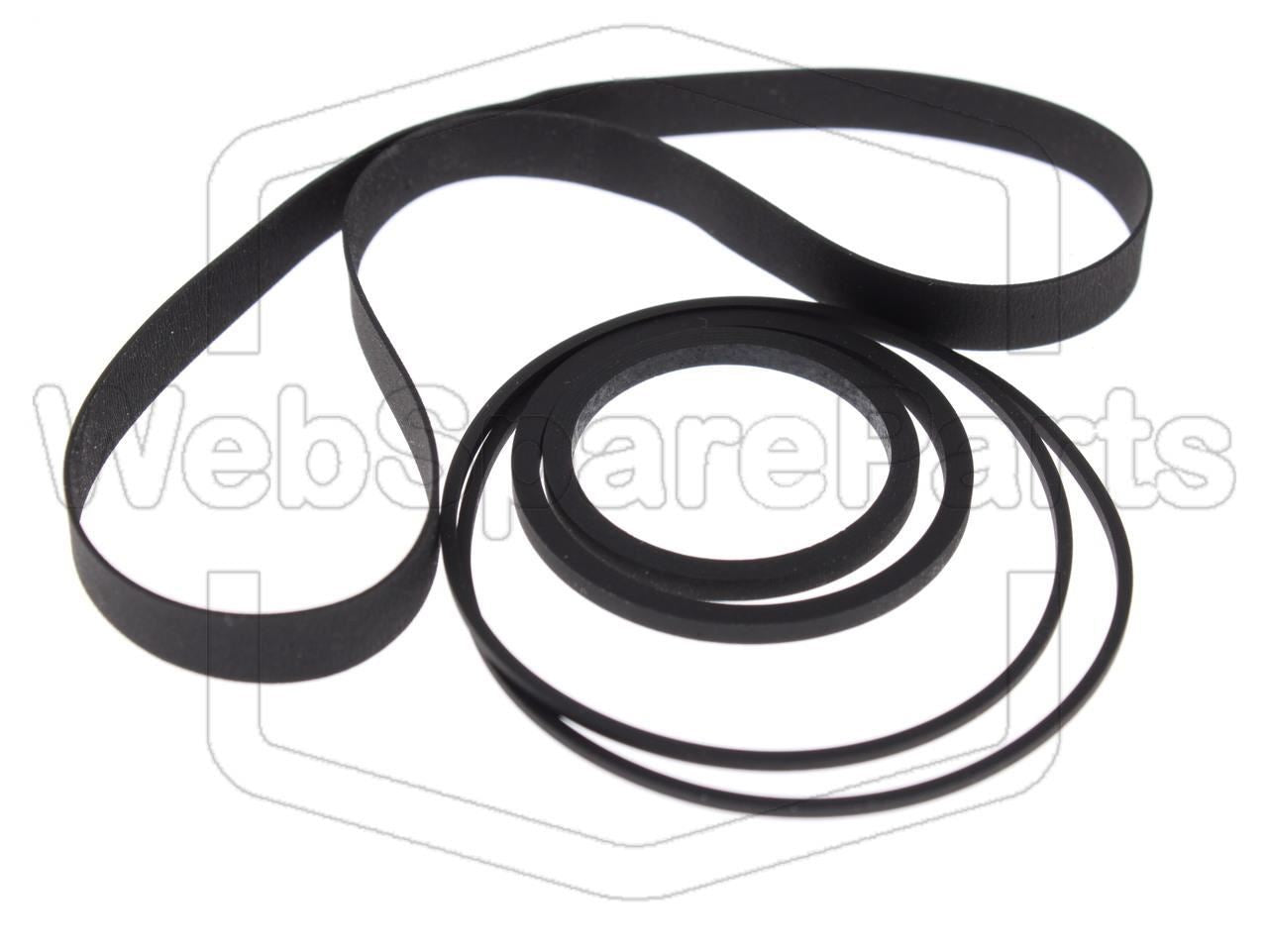 Hihnasarja ja varaosat videonauhurin korjaukseen Sharp VC-386 E