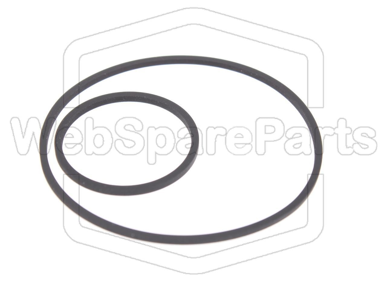 Hihnasarja kasettidekin hihnavetovaraosa Atari 410 Program