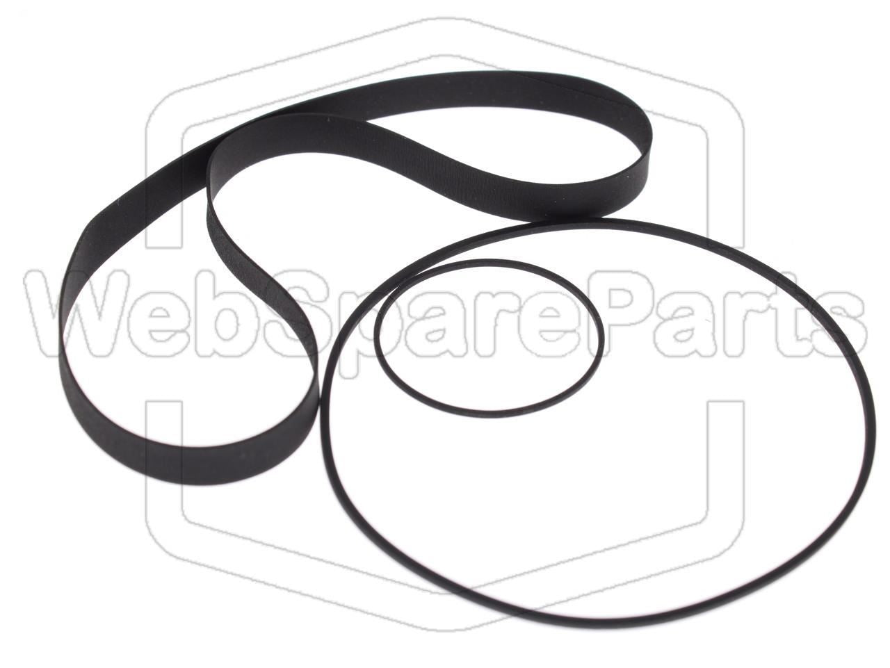 Hihnasarja ja varaosat videonauhurin korjaukseen Orion VP-10