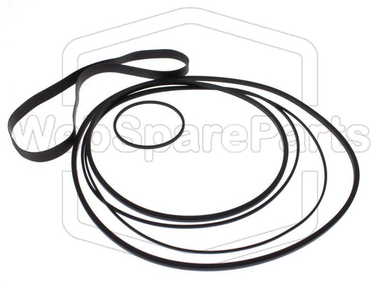 Hihnasarja ja varaosat videonauhurin korjaukseen Wega VIDEO-25 Betamax