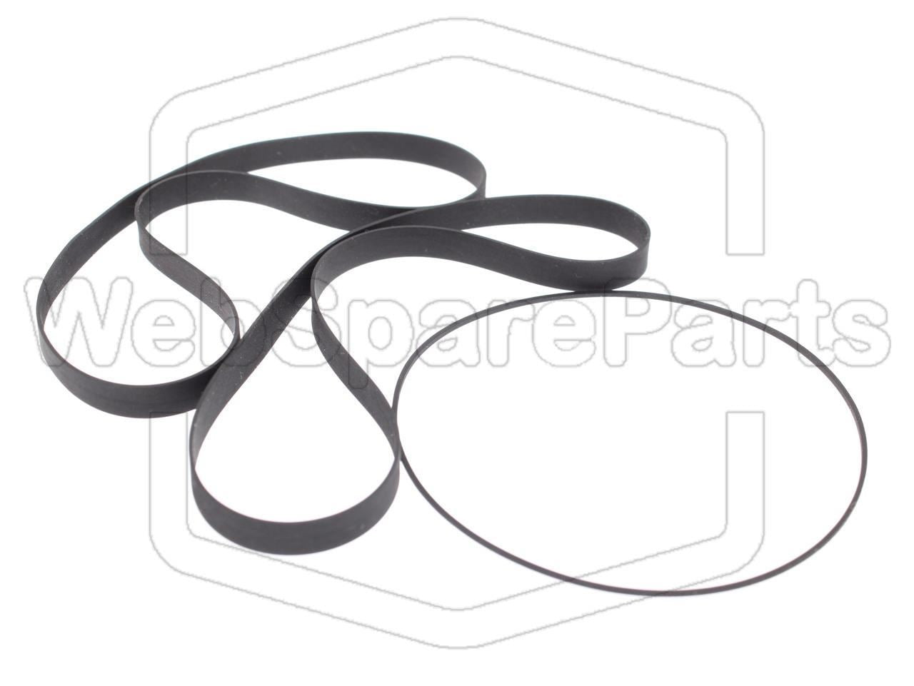 Varaosahihnasarja kaksoiskasettidekin Sony TC-W7R