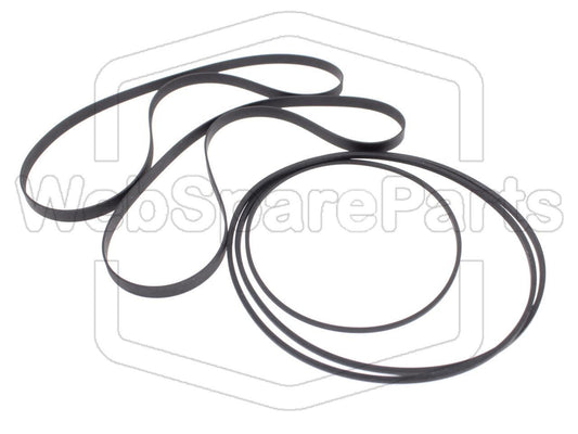 Hihnasarja kasettidekin hihnavetovaraosa Aiwa AD-WX110