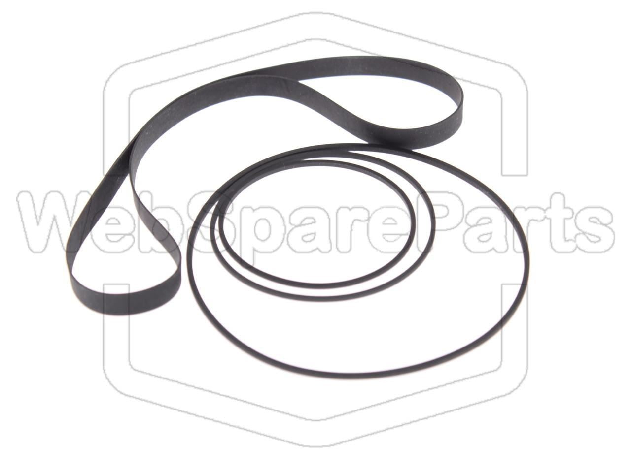 Hihnasarja kasettidekin hihnavetovaraosa Kenwood KX-1006