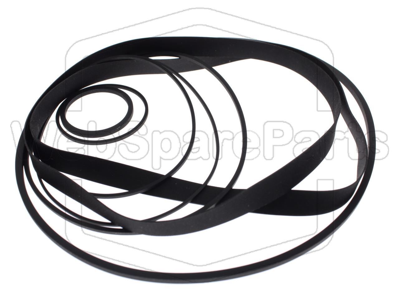 Hihnasarja ja varaosat videonauhurin korjaukseen Panasonic NV-8200