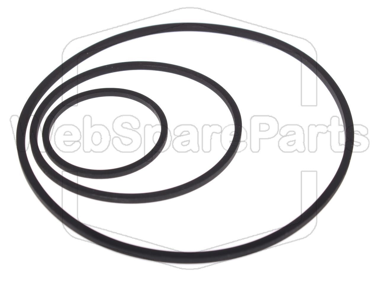 Hihnasarja ja varaosat videonauhurin korjaukseen Fujitsu General VGX-625