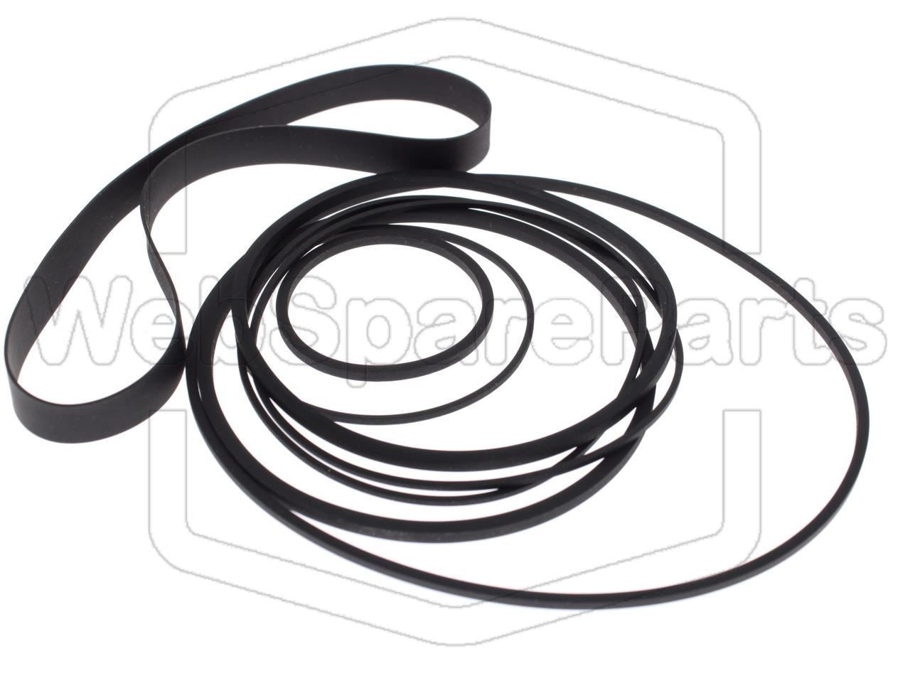 Hihnasarja ja varaosat videonauhurin korjaukseen Funai VP-5000 Betamax