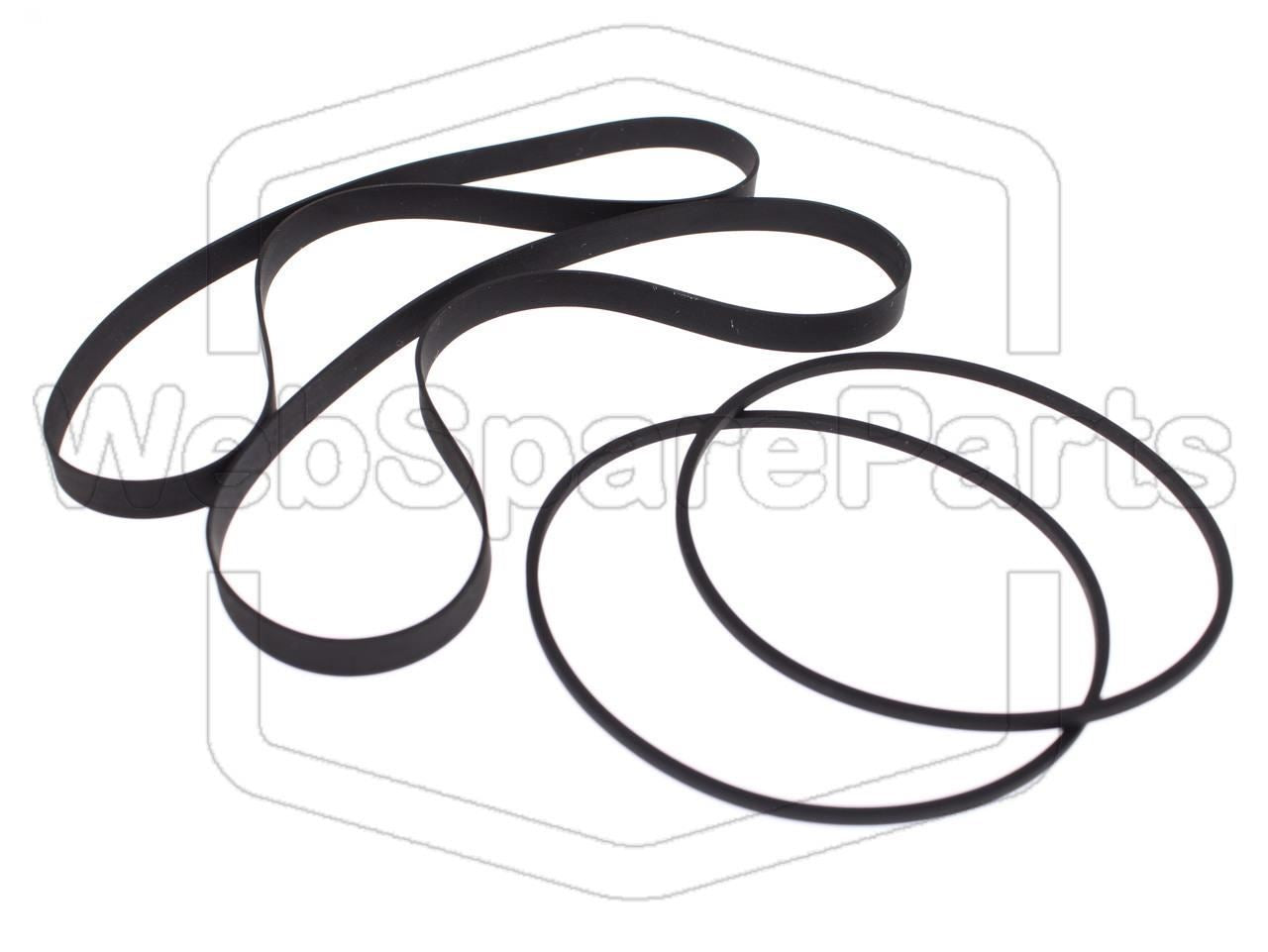 Varaosahihnasarja kaksoiskasettidekin Pioneer CT-W603R