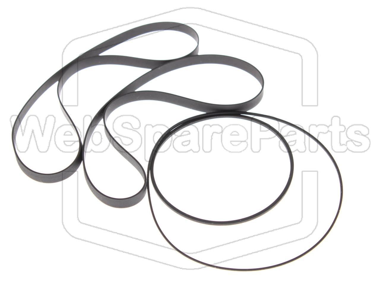 Varaosahihnasarja kaksoiskasettidekin Sony TC-W5