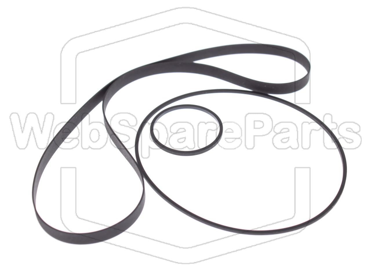 Hihnasarja kasettidekin hihnavetovaraosa Grundig SCF 6200