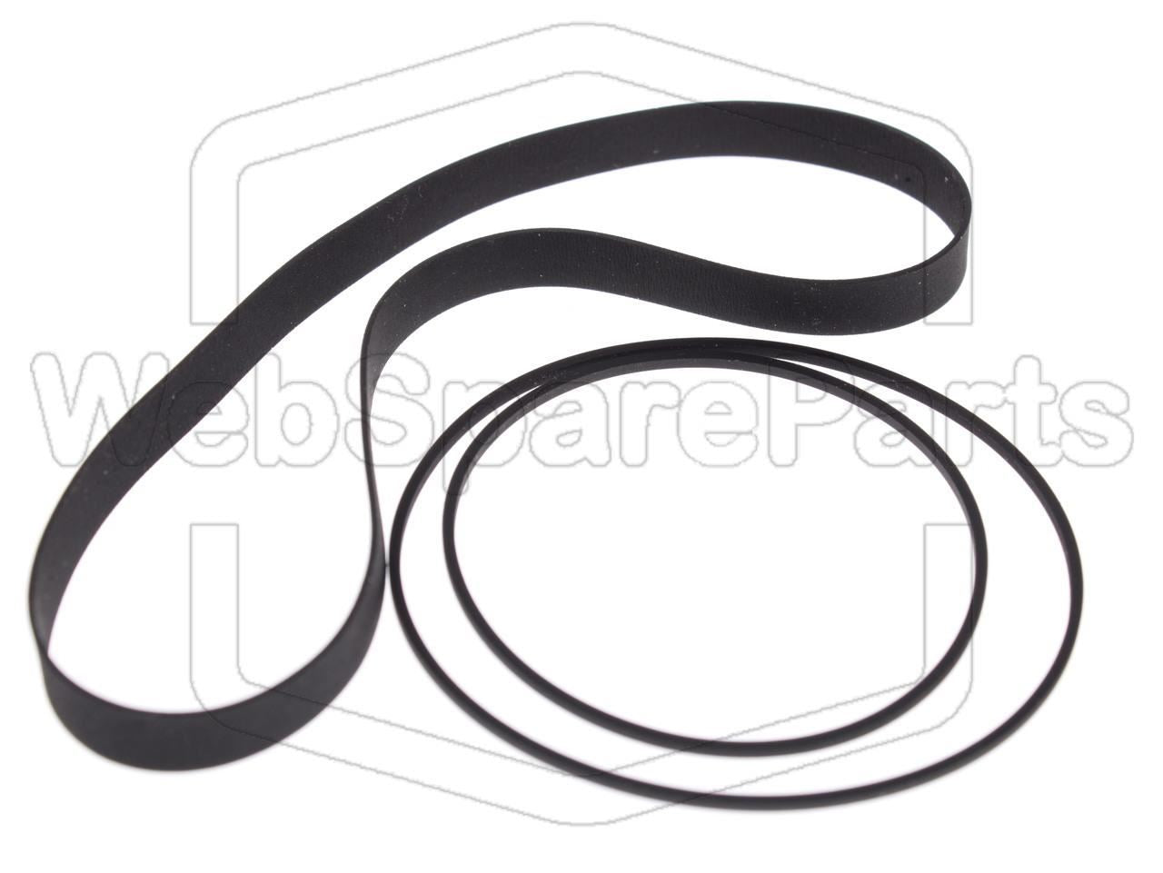 Hihnasarja ja varaosat videonauhurin korjaukseen Sharp VC-8581