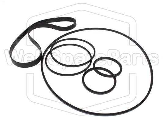 Hihnasarja ja varaosat videonauhurin korjaukseen Bang & Olufsen VHS-90