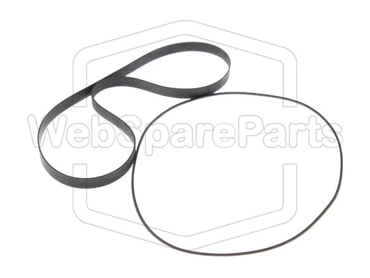 Varaosahihnasarja nauhamekanismiin ääninauhurissa Pioneer RT-2022