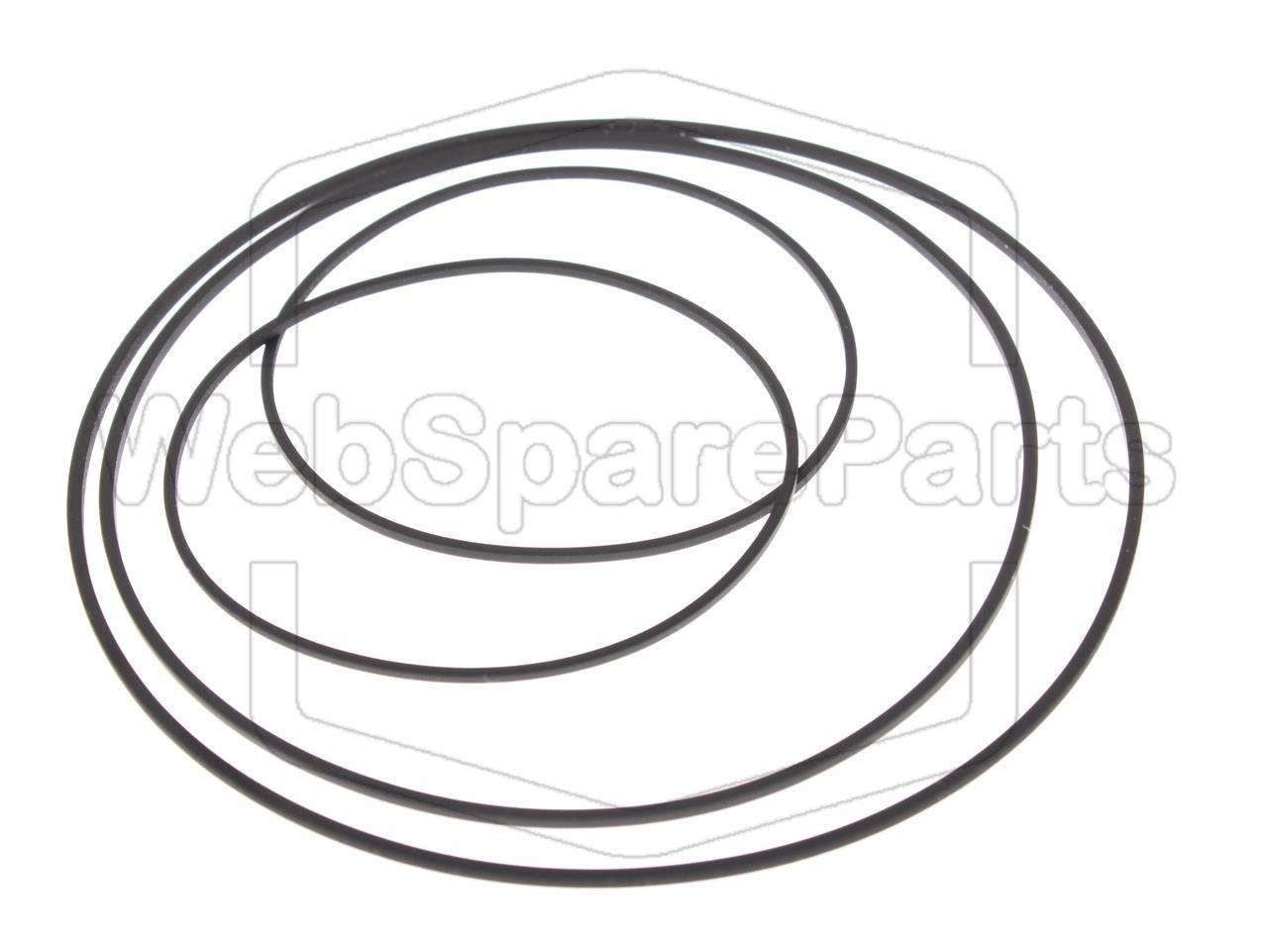 Varaosahihnasarja kaksoiskasettidekin Pioneer XR-P460R