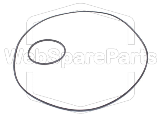 Hihnasarja auton kasettisoittimelle Sharp RG-375