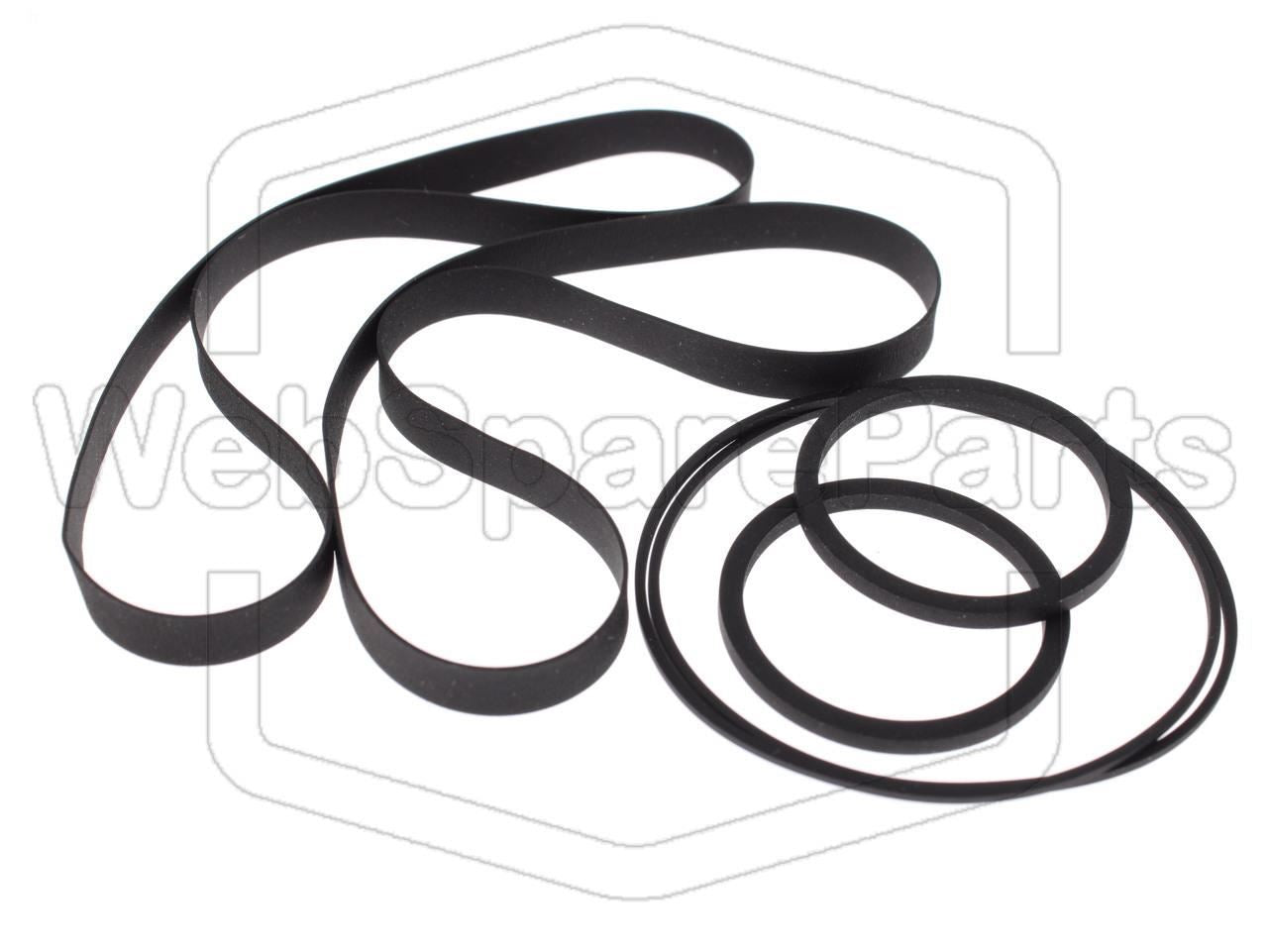 Hihnasarja ja varaosat videonauhurin korjaukseen Sharp VC-5W20E Twin VHS