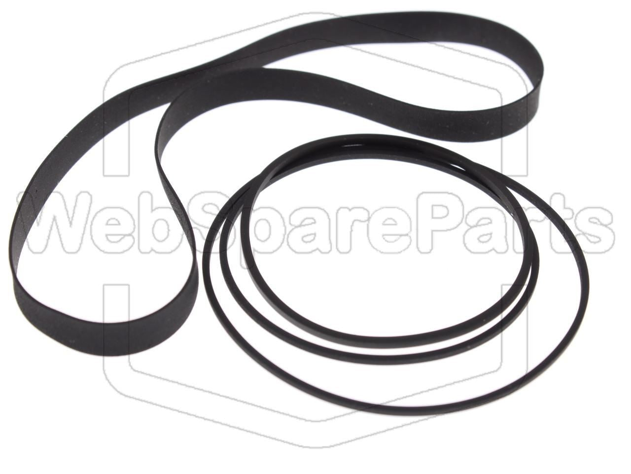 Hihnasarja ja varaosat videonauhurin korjaukseen Sharp VC-8481