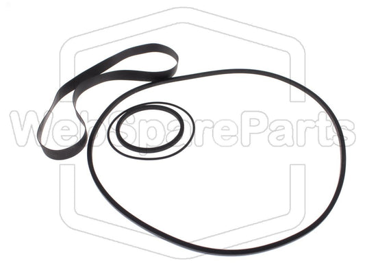 Hihnasarja ja varaosat videonauhurin korjaukseen Sharp VC-2300 N