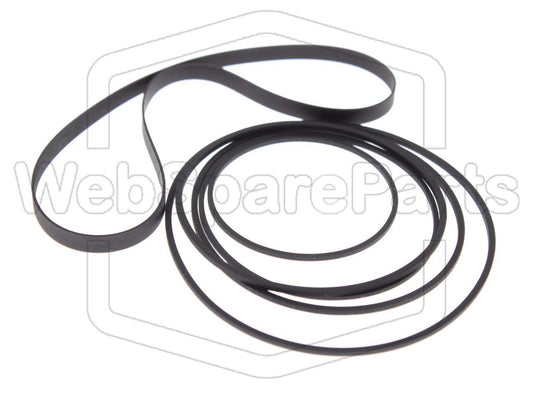 Varaosahihnasarja kaksoiskasettidekin Kenwood X-3WX (MIDI M-30)