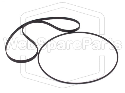 Hihnasarja kasettidekin hihnavetovaraosa Toshiba RT-8740S