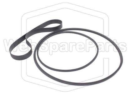 Hihnasarja ja varaosat videonauhurin korjaukseen Fisher VBS-9000 Betamax