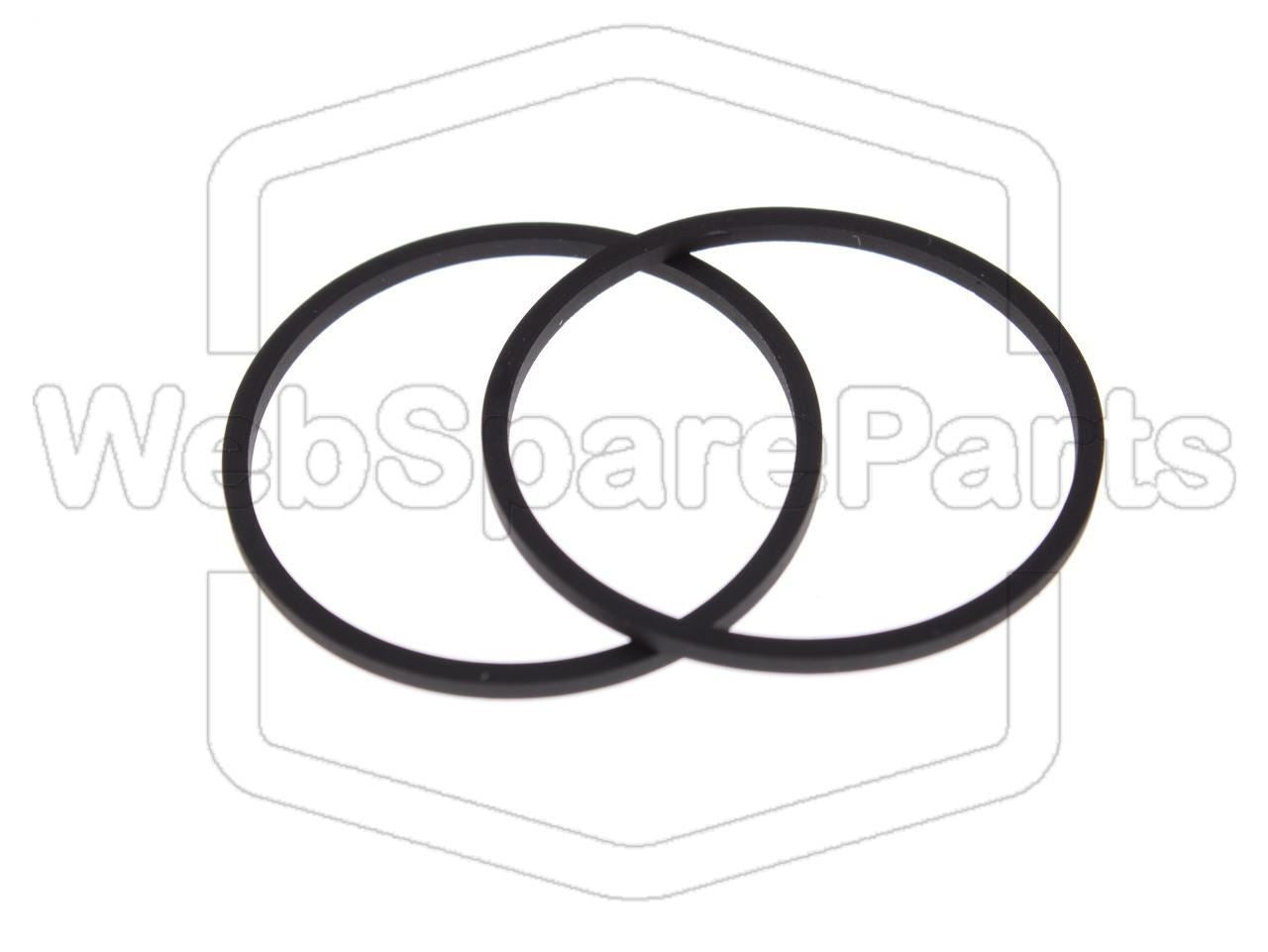 Hihnasarja CD‑soittimen levyaseman mekaniikkaan Sony CDP-CX571