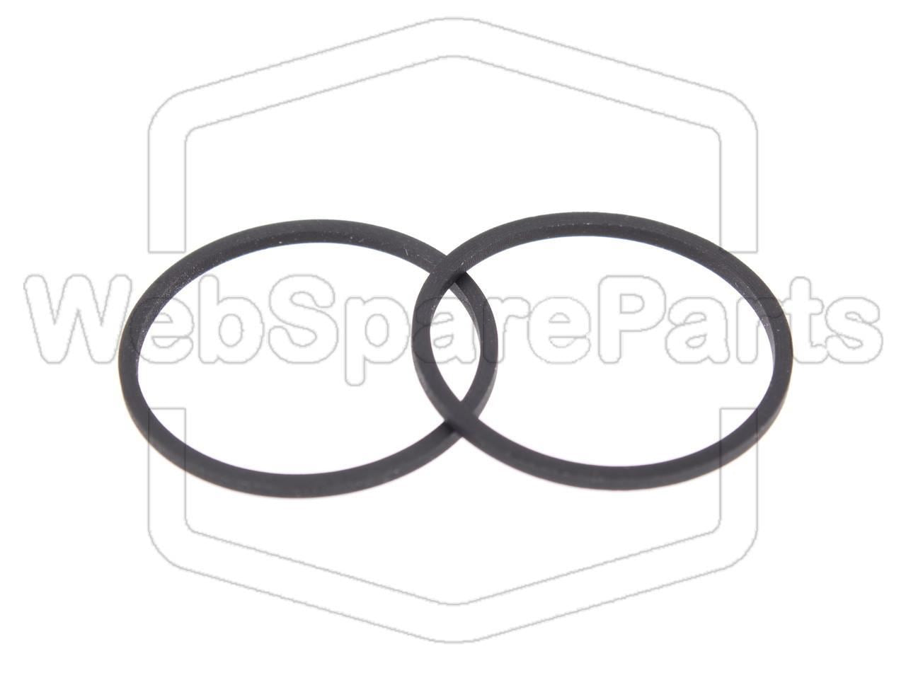 Hihnasarja CD‑soittimen levyaseman mekaniikkaan Teac VRDS-10