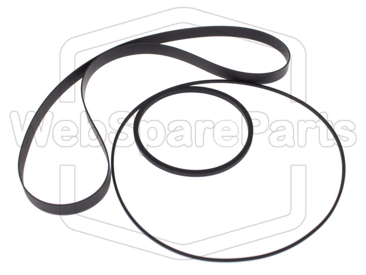 Hihnasarja kasettidekin hihnavetovaraosa Akai GX-C325D