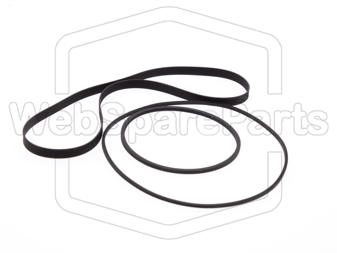 Hihnasarja kasettidekin hihnavetovaraosa Akai GX-C704D