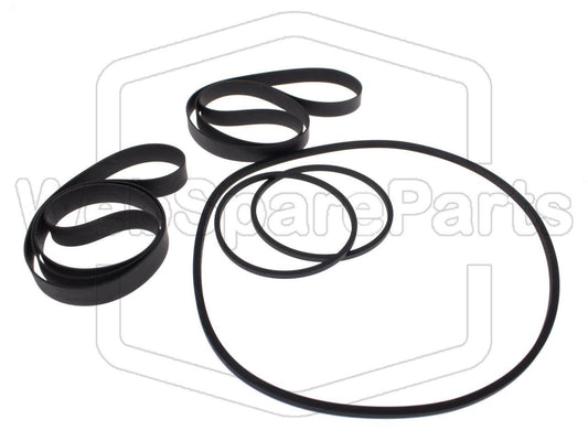 Hihnasarja ja varaosat videonauhurin korjaukseen Sanyo VTC-9100 Betamax