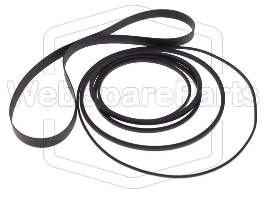 Hihnasarja ja varaosat videonauhurin korjaukseen Sony SL-C6E Betamax