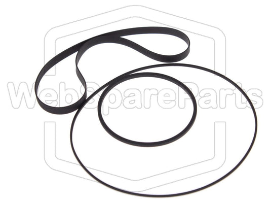 Hihnasarja kasettidekin hihnavetovaraosa Nakamichi ZX-9