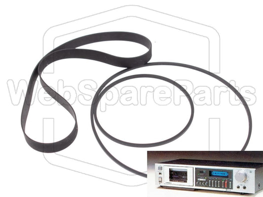 Hihnasarja kasettidekin hihnavetovaraosa Pioneer CT-720 – versio 1