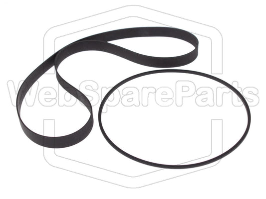 Hihnasarja kasettidekin hihnavetovaraosa Teac V-44C