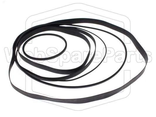 Hihnasarja ja varaosat videonauhurin korjaukseen Sony SL-8600 Betamax