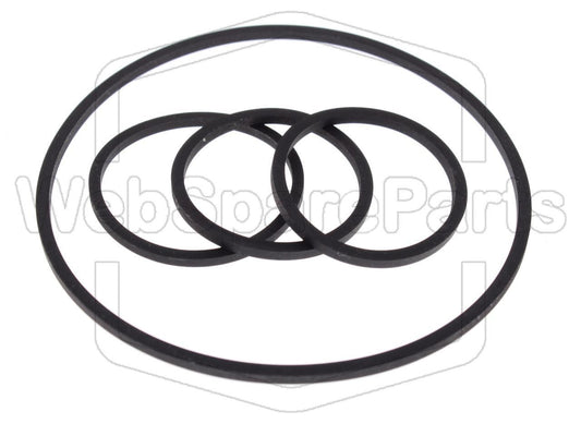 Hihnasarja ja varaosat videonauhurin korjaukseen Orion VH-1244 C