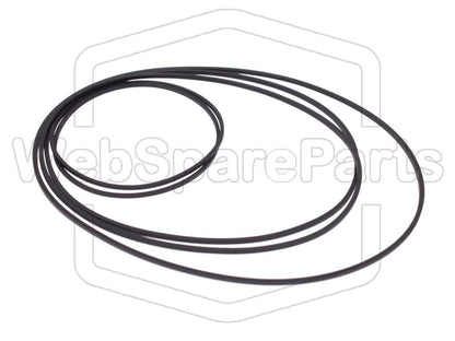 Hihnasarja kasettidekin hihnavetovaraosa Aiwa XR-H360MD