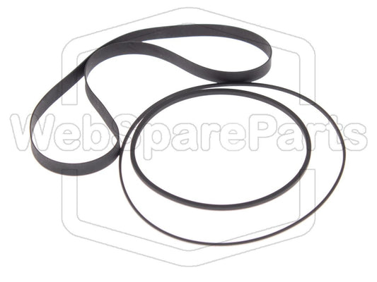 Hihnasarja kasettidekin hihnavetovaraosa Kenwood KX-530