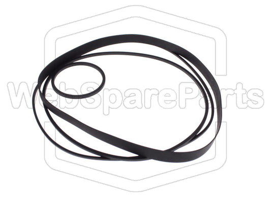 Hihnasarja ja varaosat videonauhurin korjaukseen NEC PVC-TL50E Betamax